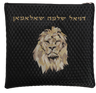 Prestige Leather Tallit & Tefillin Bag — Geometric & Diamond Design, Legacy Collection (525K-BK)
