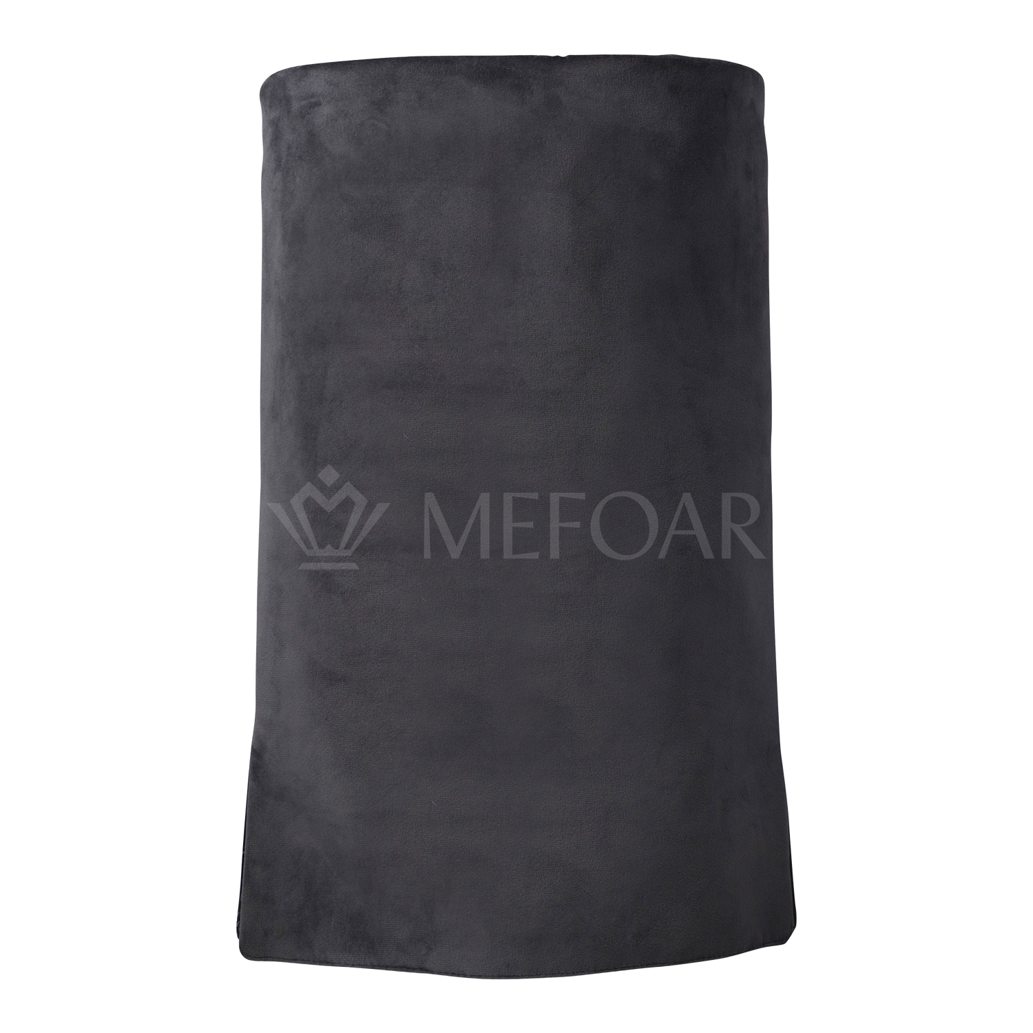 Leather Torah Mantle - Style 359-Grey and Black - Image 2