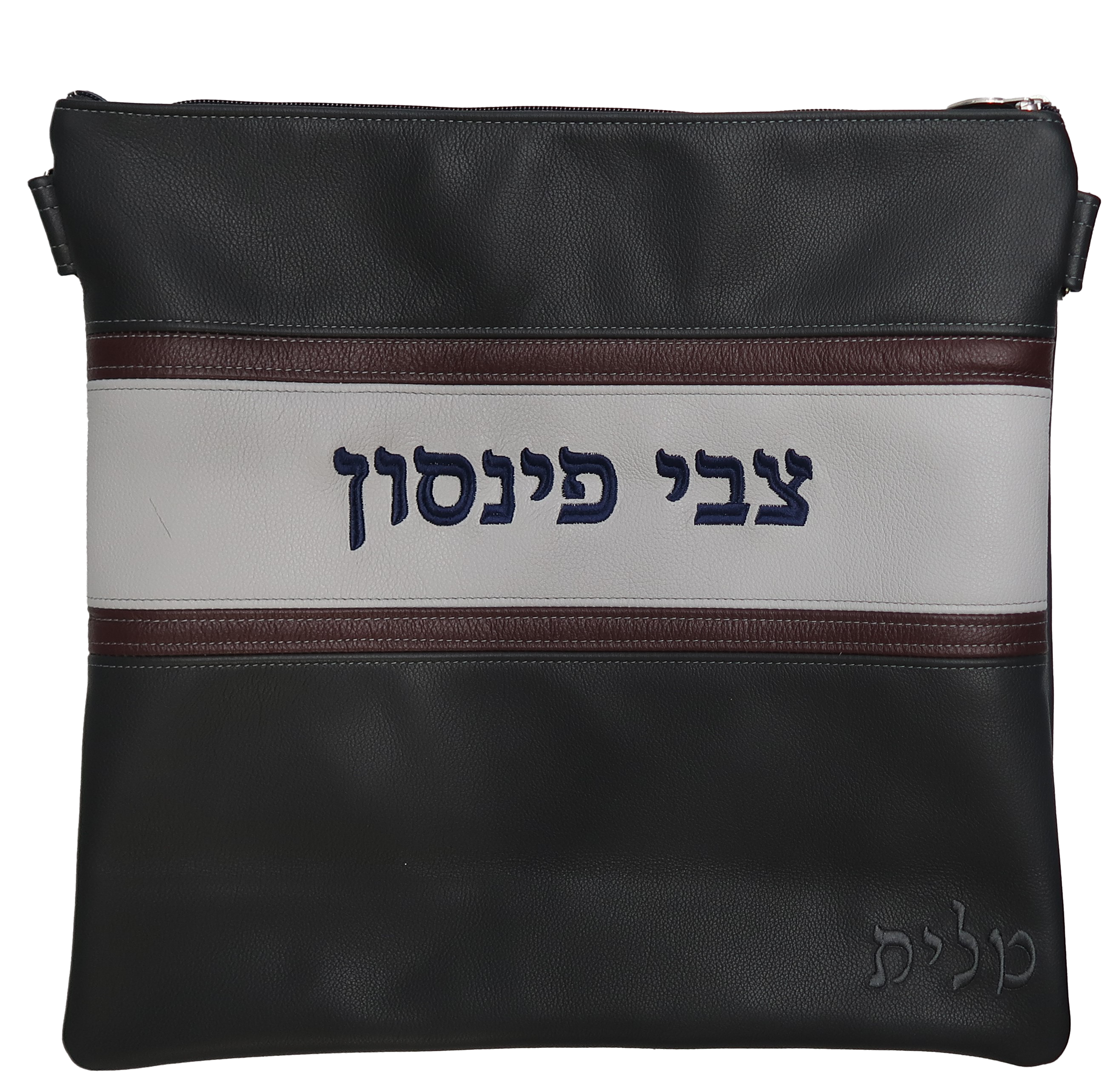 Prestige Regal Leather Tallit & Tefillin Bag (545F-CH)