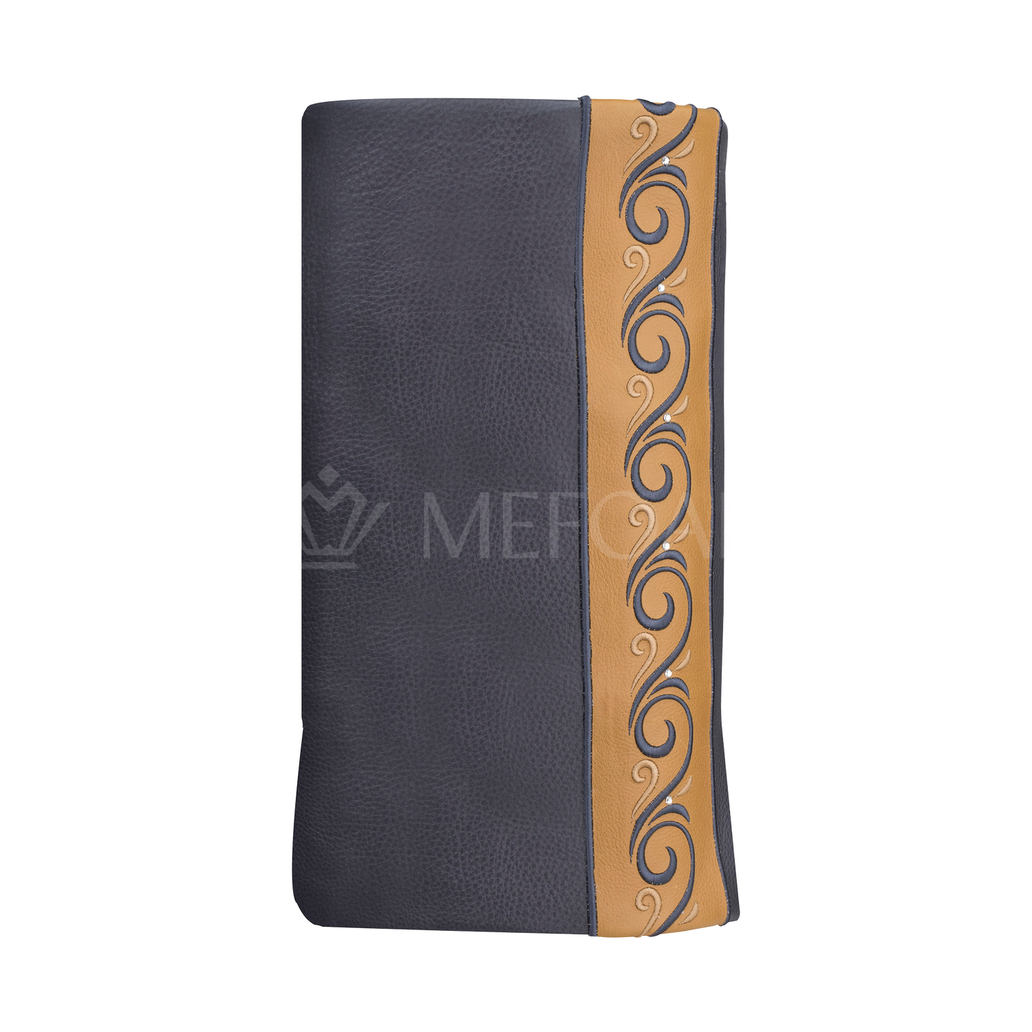 Leather Torah Mantle - Style 354-Grey - Image 3