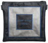 Prestige Leather Tallit & Tefillin Bag — Geometric Design, Supreme Collection (560H-SM)