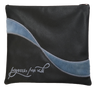 Prestige Leather Tallit & Tefillin Bag — Geometric & Wave Design, Supreme Collection (575H-GR)