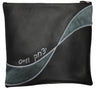 Prestige Leather Tallit & Tefillin Bag — Geometric & Wave Design, Supreme Collection (575H-CH2)