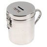 Stainless Steel  Hammered Design Shul Tzedakah Box/Pushka 6" (TZ-58324)