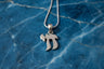 Sterling silver chai necklace — Hebrew life pendant on snake chain | Judaica Square Lakewood