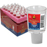 Neironim Glass with Safety Rubber — footed tempered glass oil cup with rubber grip layer | Judaica Square Lakewood
