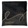 Prestige Leather Tallit & Tefillin Bag — Wave & Crown Design, Premier Collection (6055I-BK)