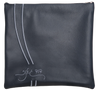 Prestige Leather Tallit & Tefillin Bag — Wave Design, Contemporary Collection (605C-SM)
