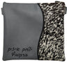 Prestige Leather Tallit & Tefillin Bag — Geometric & Wave Design, Exclusive Collection (605G-LG)