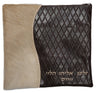 Prestige Leather Tallit & Tefillin Bag — Geometric & Diamond Design, Supreme Collection (605H-BR3)