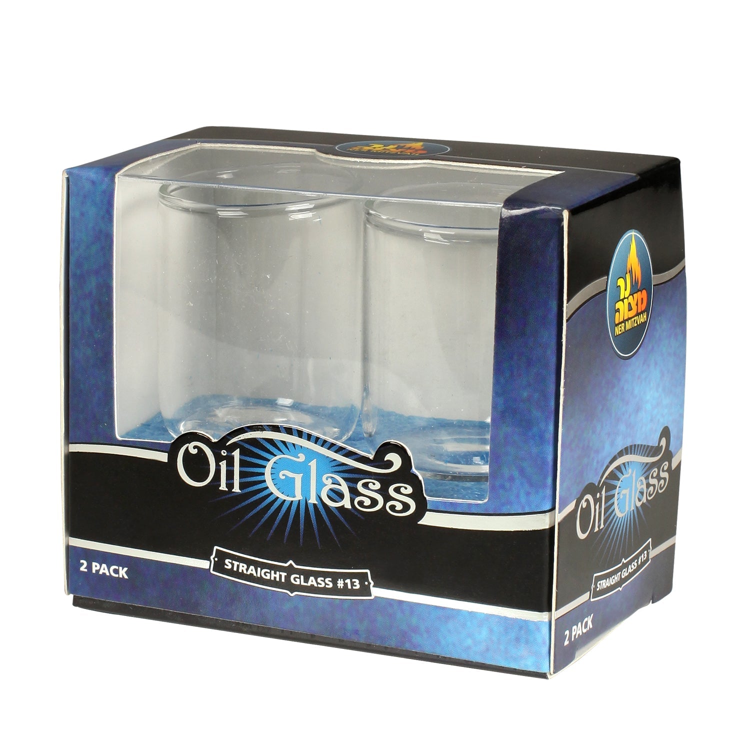 2-Pk. Oil Glass #13 — Judaica Square