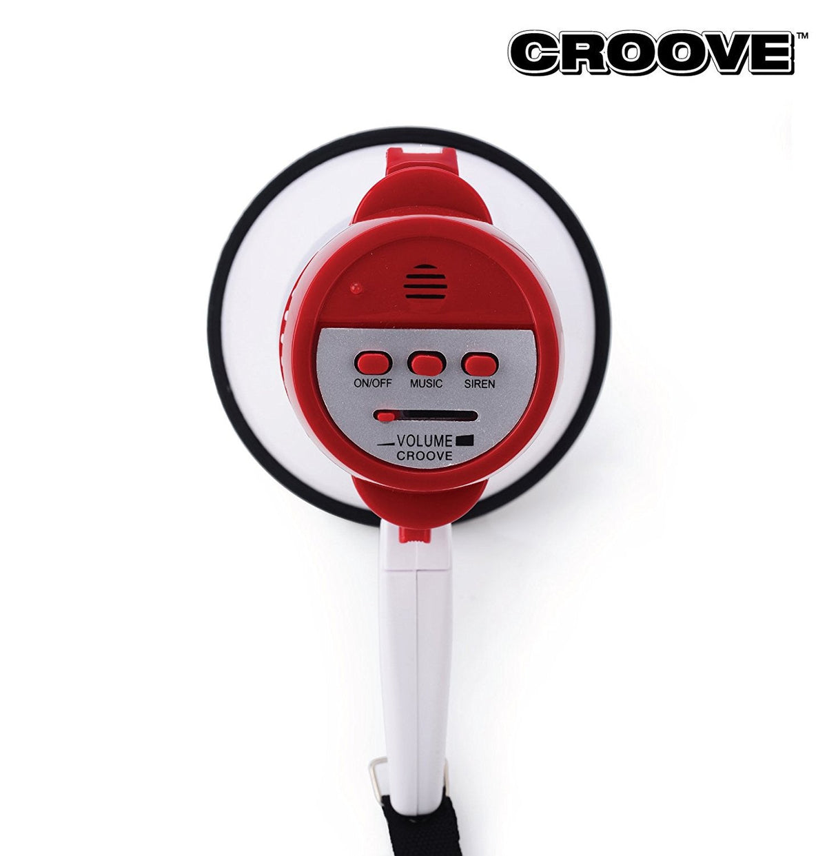 Croove Megaphone Bullhorn with Siren - 30 Watt, Lightweight — 30-watt, view 4 | Judaica Square Lakewood