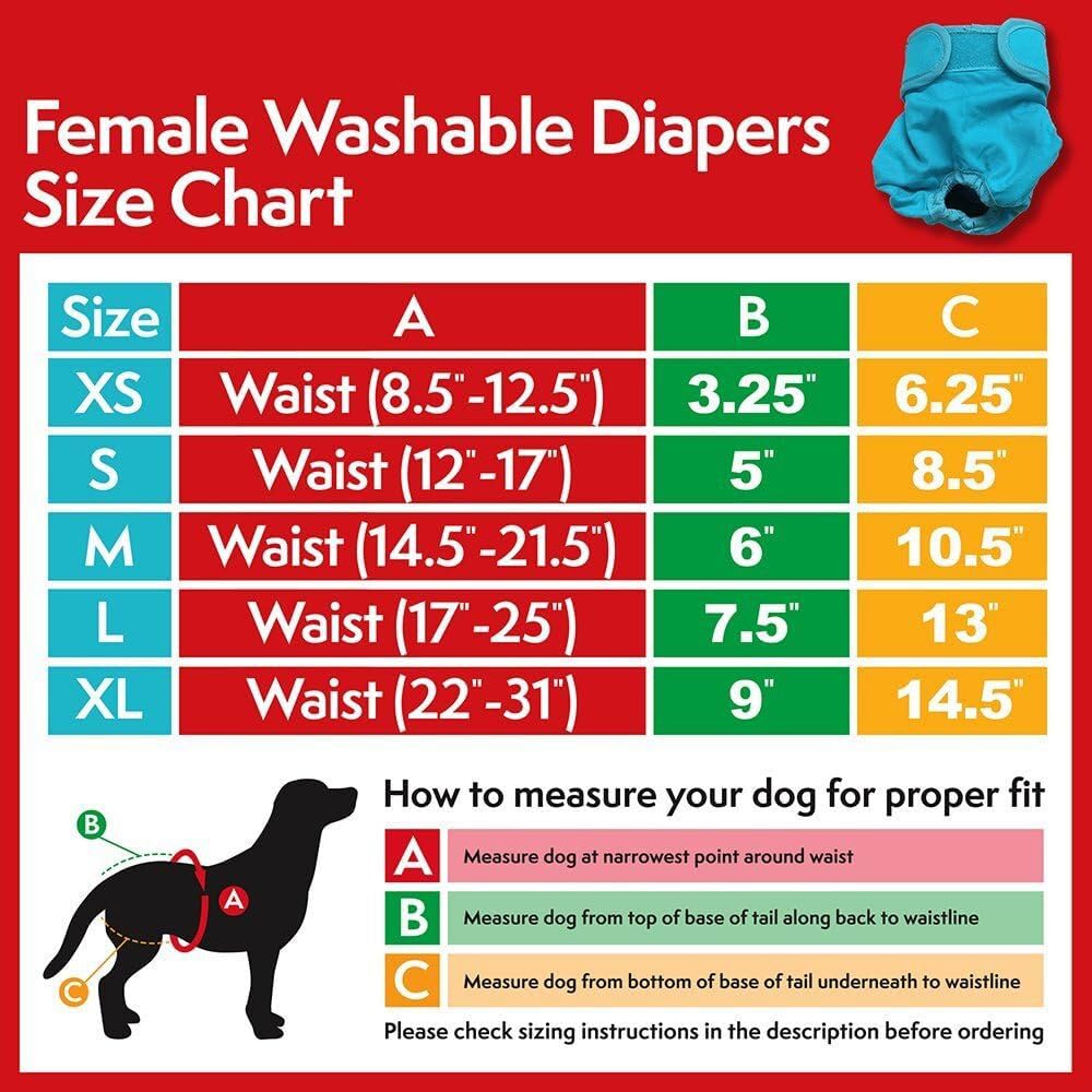 Simple Solution Washable Dog Diaper Cover-Ups, Small - 2-Pack — product view, view 6 | Judaica Square Lakewood