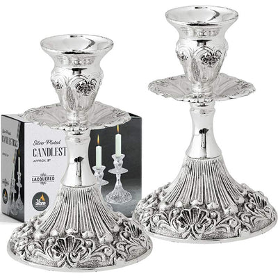 Silver Plated Candlestick 5"