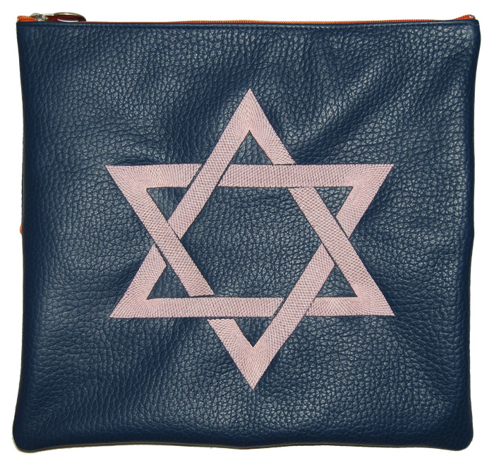 Prestige Leather Tallit & Tefillin Bag (435D-CO3)