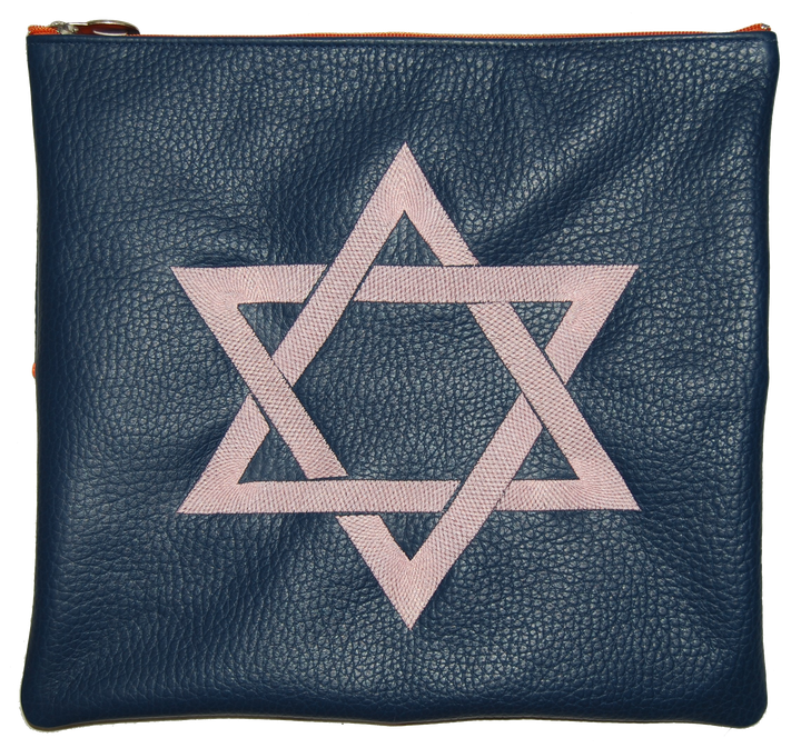 Prestige Leather Tallit & Tefillin Bag (435D-CO3)