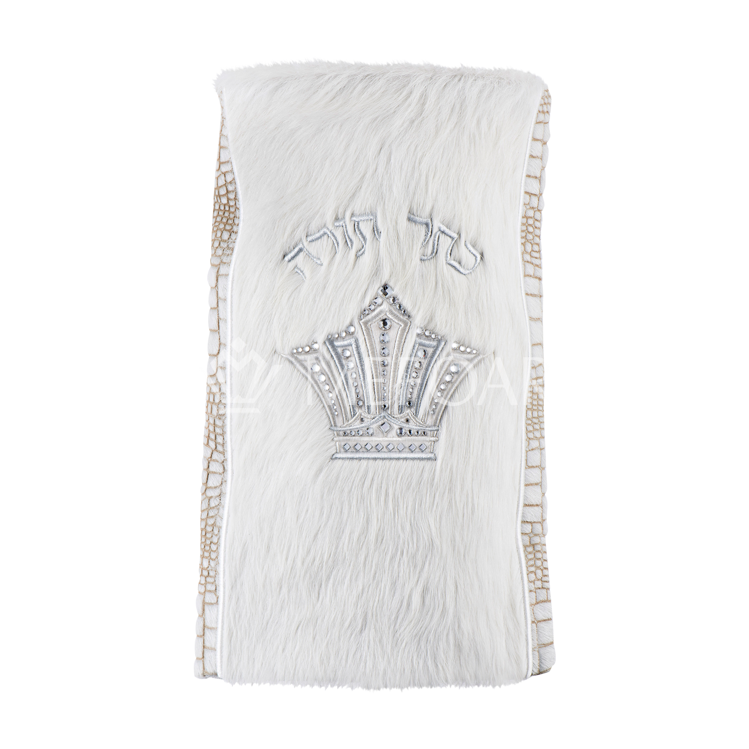 Fur Torah Mantle - Style 442 -White - Image 2