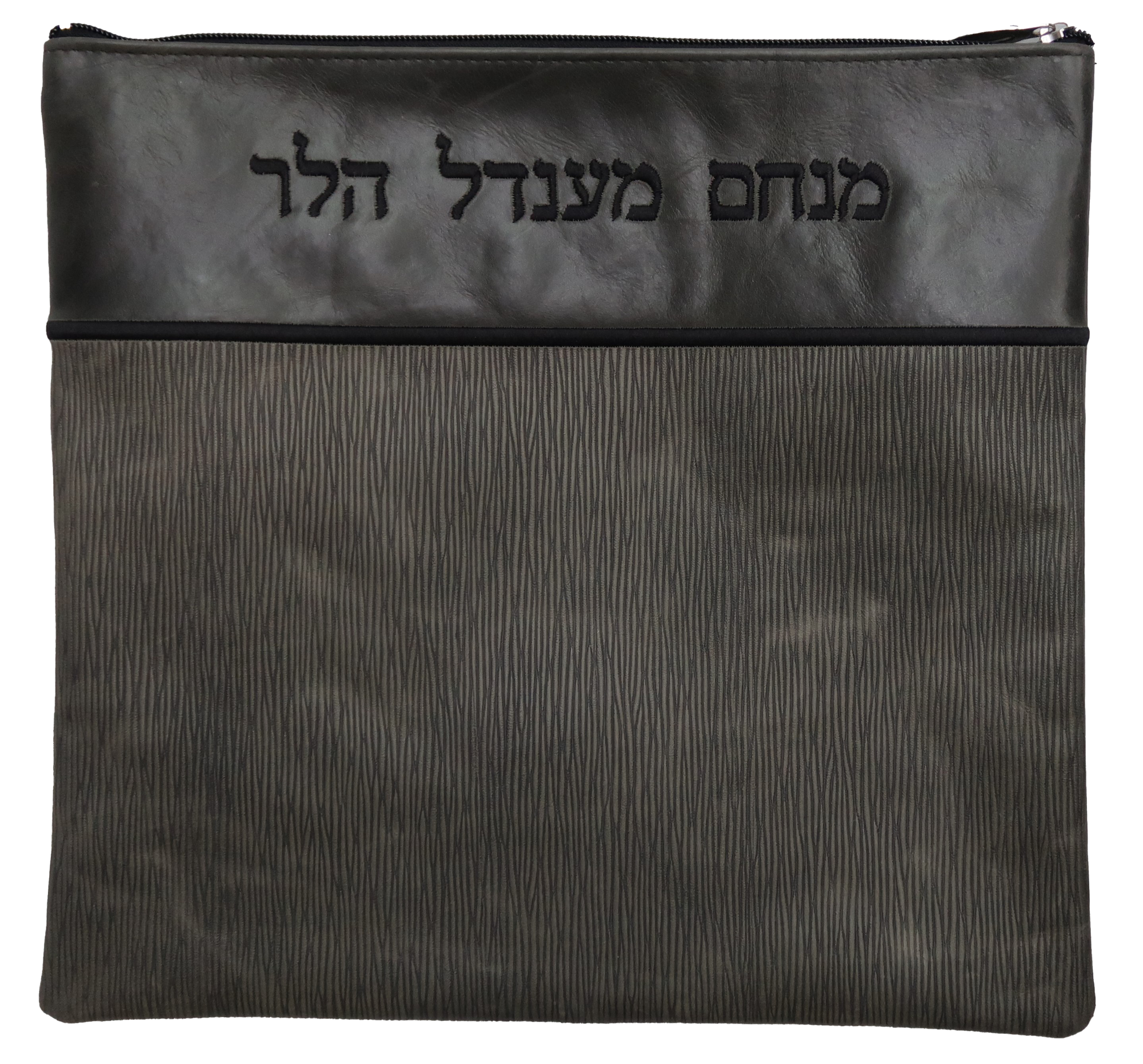 Prestige Regal Leather Tallit & Tefillin Bag (660F-GR)