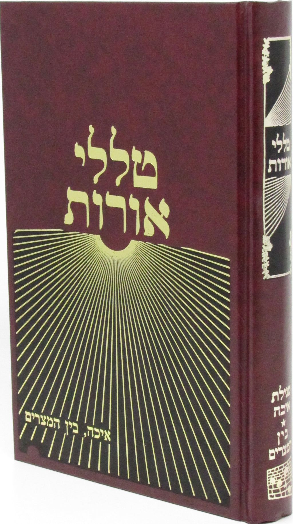 Talilei Oros Al Moedei HaShanah - Eicha U'Bein HaMitzarim - טללי אורות על מועדי 