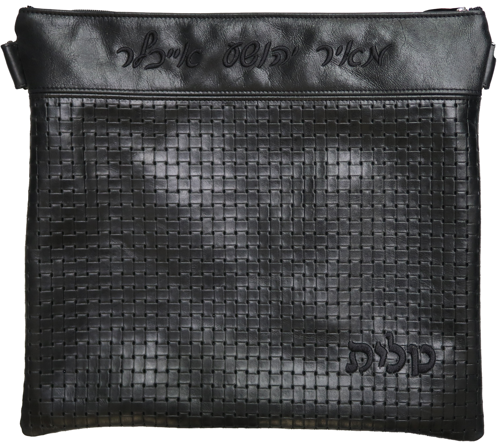 Prestige Regal Leather Tallit & Tefillin Bag (620F-BK3)