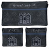 Prestige Leather Chabad Bar Mitzvah Set — 770 & Chabad Design, Exclusive Collection (675G-NV9)