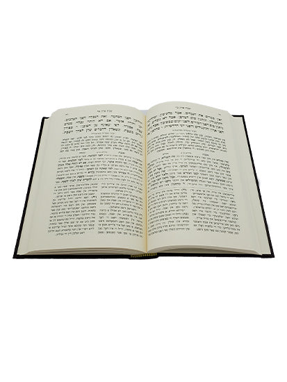 Open pages of the Mishnayos Seder Moed, 2 volumes, showing the Hebrew text layout