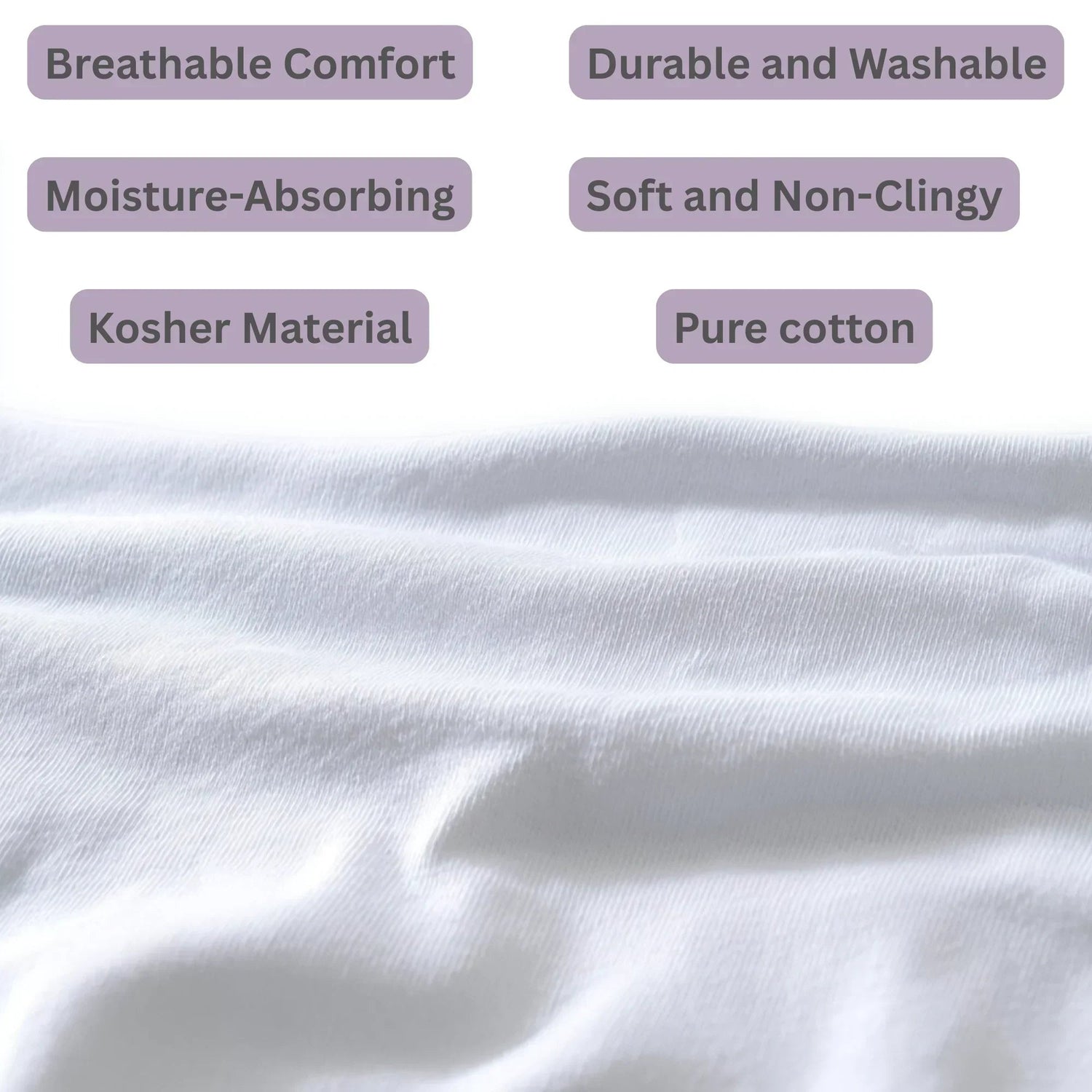 Adult cotton tzitzit t-shirt fabric features and comfort details