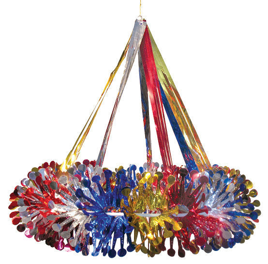 Multi Colored Chandelier  - Pack of 12 - 17" (71112)