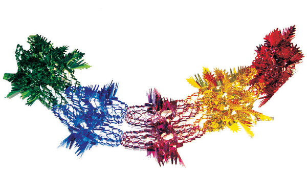 12" 9 Section Multi Colored Garland - Pack of 12 (71119)