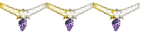 9" 6 Section Grape Garland - Pack of 12 (71124)