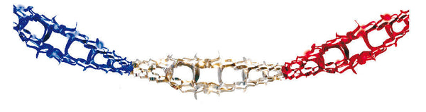 6" 5 Section Multi Colored Garland - Pack of 12 - (71125)