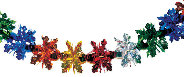 6" 24 Section Multi Colored Garland - Pack of 12 (71128)