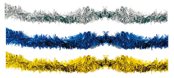 12' Long Tinsel, Specify  Colors - Pack of 12 (71154)