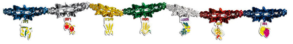 9" 7 Section Shivat Haminim Garland - Pack of 12 (71175)