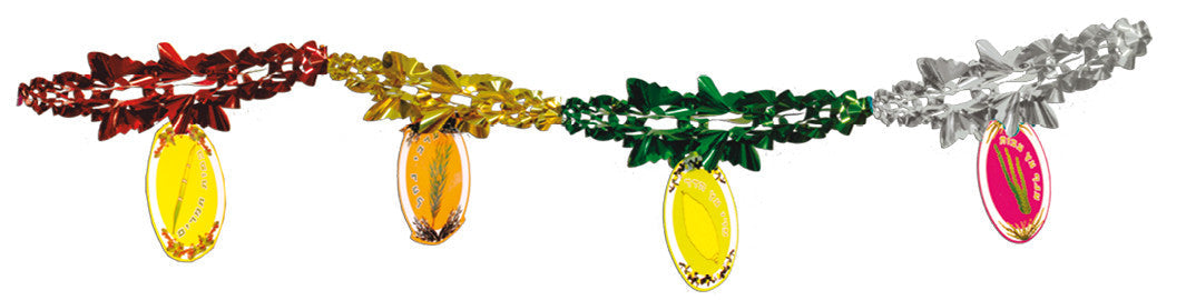 9" 8 Section Arbah Minim Garland - Pack of 12 (71195)