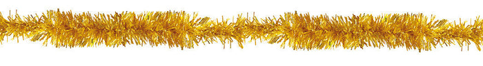 5" 12' Long Tinsel, Gold - Pack of 12 (71225)