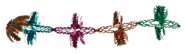 9" 12 Section Multi Colored Garland - Pack of 12