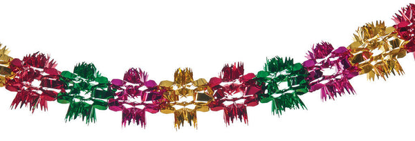 9" 6ft MultiColor Garland  - Pack of 12 (71271)