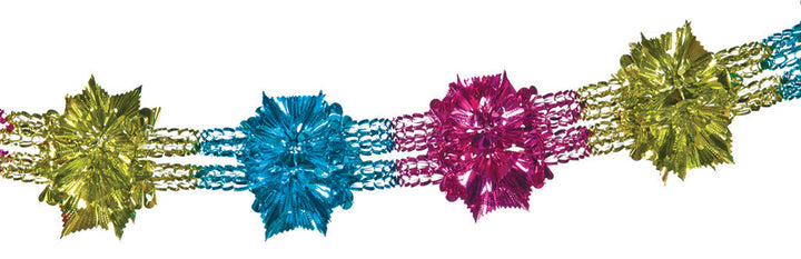 9" 6ft Multi Color Garland - Pack of 12