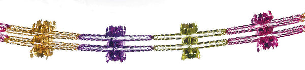 12" 10ft Multi Color Garland  - Pack of 12 (71276)