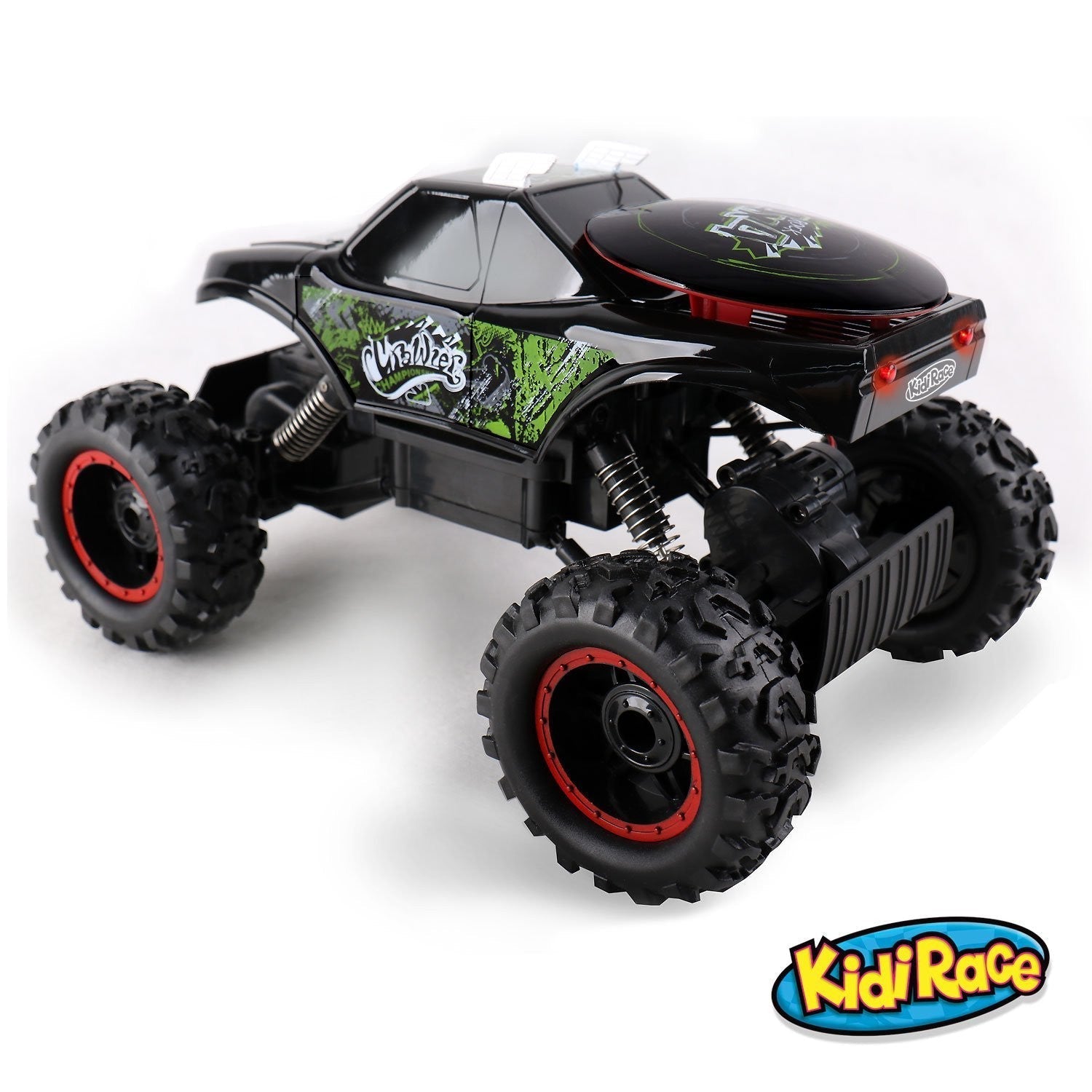 KidiRace All-Terrain RC Rock Crawler, Black — truck, view 8 | Judaica Square Lakewood