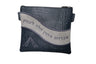 Prestige Croc Tallit & Tefillin Bag — Yerushalayim & Geometric Design, Supreme Collection (725G-SM2)