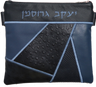Prestige Ostrich Tallit & Tefillin Bag — Geometric & Ostrich Design, Premier Collection (740I-NV8)
