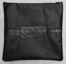 Prestige Leather Tallit & Tefillin Bag — Geometric Design, Exclusive Collection (750G-BK7)