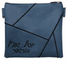 Prestige Leather Tallit & Tefillin Bag — Geometric Design, Prestige Collection (755D-AB)
