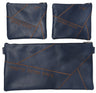 Prestige Leather Chabad Bar Mitzvah Set — Geometric Design, Prestige Collection (755D-CO2)