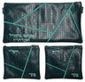 Prestige Leather Chabad Bar Mitzvah Set — Geometric Design, Exclusive Collection (755G-PK)