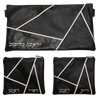 Prestige Leather Chabad Bar Mitzvah Set — Geometric & Crown Design, Premier Collection (755I-BK3)