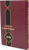 Sichos Rabbi Shimshon Dovid Pincus Al Purim - שיחות רבי שמשון דוד פינקוס על פורי
