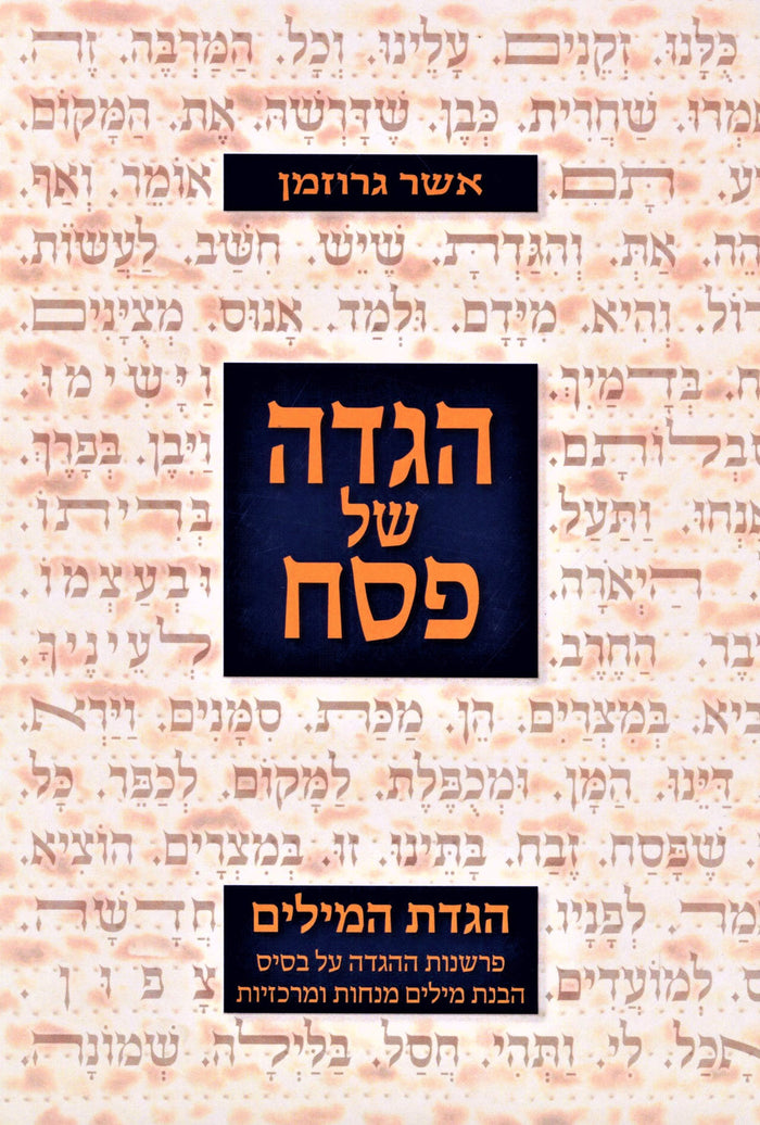 Haggadah Shel Pesach Haggadas HaMilim - הגדה של פסח הגדת המילים
